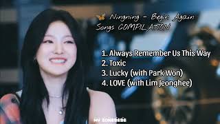 PLAYLIST aespa Ningning  Begin Again Open Mic Songs COMPILATION [upl. by Mani]