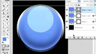 Photoshop Tutorial  Create a Glass Sphere or Gel Button [upl. by Bertelli]