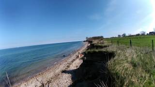 Strand von Rerik Meschendorf in Full HD 2017 Ostseecamp Seeblick Ostsee Baltic Sea Meer Wellen Wave [upl. by Pahl59]