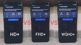 HD vs FHD vs WQHD Screen Smartphone Comparison Battery Temp Benchmark Score  Antutu [upl. by Valentin]