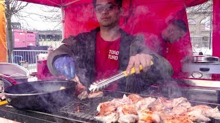 Philippines Style BBQ London Street Food Granary Square Kings Cross [upl. by Eirrehs]