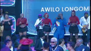 AWILO LONGOMBA LIVE CONCERT PRIVATE DINNER AT MUNYONYO RESORT KAMPALA [upl. by Nniw]