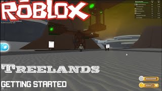 Roblox Lets play Treelands Ep 1 Getting started [upl. by Willi]