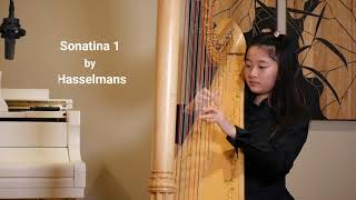 Sonatina 1 by Hasselmans performed by Ella He [upl. by Zadack426]