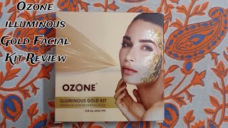 Ozone illuminous gold facial kit  Best facial kit for whitening and glowing skin [upl. by Atikram226]