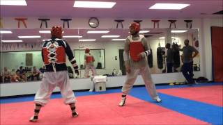 May 2015 Olympic Taekwondo Sparring Practice [upl. by Nylra833]