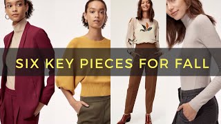 My Six Key Pieces for Fall [upl. by Yerxa]