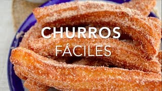 CÓMO HACER CHURROS muy deliciosos  Recetas fáciles Pizca de Sabor [upl. by Huoh]