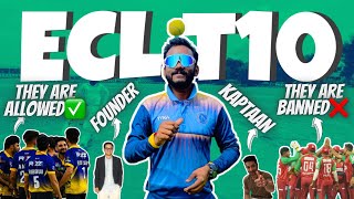 ECL T10 Cricket Tournament😍  Big Announcement📣  Players Opportunity  Which Influencer Allowed✅ [upl. by Randy]