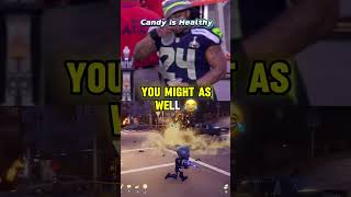 Might as well just eat candy 🤷 nfl dkmetcalf derrickhenry candy food sportspodcast comedy [upl. by Marte827]