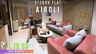 Proviso Maplewoods 23 BHK in Airoli Navi Mumbai  Growth Sector  Price Brochure amp Review [upl. by Barram]