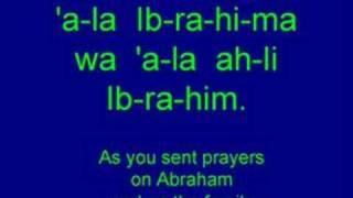 Learn Salats Arabic  Ibrahimiyah 1  Video 6  MyZikrcom [upl. by Elbart684]