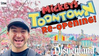 TOONTOWN REOPENS • Disneyland • 100 Year Celebration • 2023 [upl. by Barta]