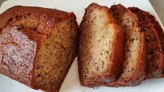 How to make moist Banana Cake Banana Cake Recipe [upl. by Aneeram]