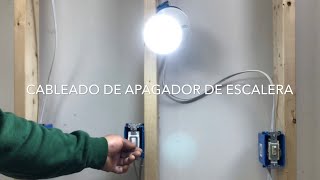 Instalación De Apagador De Escalera O 3 Way Cableado  JoseReparaSuCasa [upl. by Anilem]