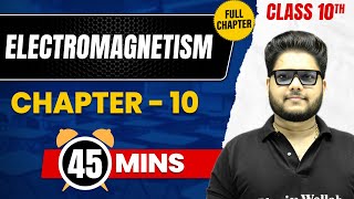 ELECTROMAGNETISM in 45 Mins  Complete Chapter Mind Map  Class 10 ICSE PHYSICS [upl. by Mead]