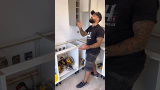 How To Install oak Kitchen Worktop shorts [upl. by Carlton225]