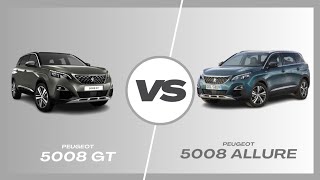 Peugeot 5008 GT Vs Peugeot 5008 Allure [upl. by Aicatan511]