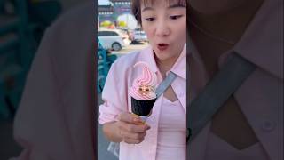 IceCream Cone Kha Gayi 🥳 mini wood toy wood working art skill short cartoon viral trending [upl. by Whale]