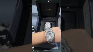 Audemars piguet Royal Oak 41mm steel vvs Arabic Dial Diamod watch audemarspiguet rolex cnfans [upl. by Jenelle664]