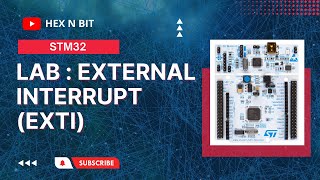 Tutorial 11 LAB  External Interrupt  EXTI  Interfacing in STM32 using STM32CUBEMX [upl. by Arbmat175]