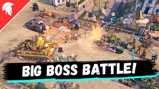 Company of Heroes 3 Gameplay  BIG BOSS BATTLE  British Forces Gameplay  2vs2 Multiplayer [upl. by Akemahc]