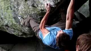 Bouldering  Hoya Moros  Indartsu 8b Stephane Hanssens [upl. by Hanselka]