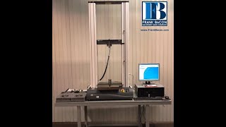 Instron Model 3365 Tensile Tester 5 kN with Instron Bluehill 2 Software [upl. by Rida]