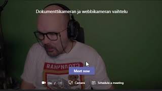 Pikkuvinkki dokumenttikameran käyttäminen O365 Teams videoneukkarissa [upl. by Anuait914]