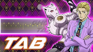 Yoshikage Kiras Theme Killer Jojos Bizarre Adventure Diamond Is UnbreakableGuitar Tab 譜 Tutorial [upl. by Stalker]