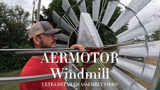 Aermotor 702 Ultra Detailed Assembly [upl. by Aynat]