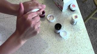 How to Color GumPaste Using Gel Food Coloring [upl. by Aserat]