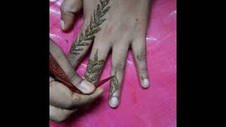 New stylish backe side simple mehandi design👍 👍 lagane ka tarika henna mehandi design [upl. by Netsrijk]