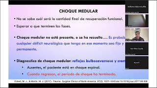 SPINE WEBINAR 48 LESION MEDULAR TRAUMATICA [upl. by Namajneb]