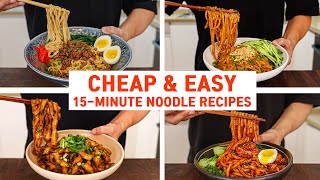 Cheap amp Easy 15 Minute Noodle Recipes For Noodle Lovers [upl. by Gautea]