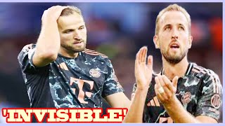 Harry Kane branded invisible in Aston Villa blank as German media turn on England star [upl. by Wehhtam346]