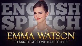 ENGLISH SPEECH  EMMA WATSON HeForShe Impact English Subtitles [upl. by Erina]