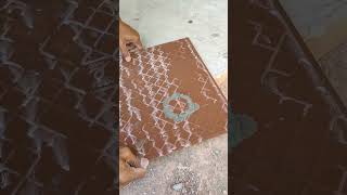 How to cut and fix tiles on bathroom floor [upl. by Iover998]