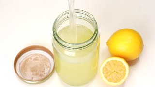 DIY Lemon Toner  Natural Homemade Toner For Face [upl. by Niwled]