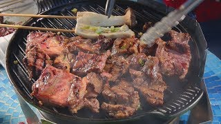 Korean Traditional Galbi BBQ Grilled Beef Short Ribs 갈비구이 [upl. by Yennep]