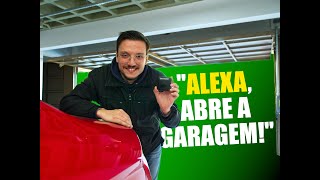 COMO AUTOMATIZAR O PORTÃO DA GARAGEM GASTANDO POUCO  Controle IR  RF Moes [upl. by Fabrienne]