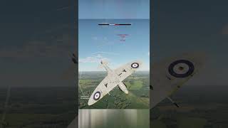 Spitfire Mk IIb v P36G and Bf109 F4 arcade gameplay [upl. by Aihtenyc]