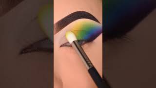 Colouring eye makeup tutorial 😍 eyelinershortvideonewsong eyemakeup makeup haldimehandi short [upl. by Shirleen433]