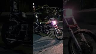 1976 Shovelhead idling shovelhead huntmagneto [upl. by Aneeras661]