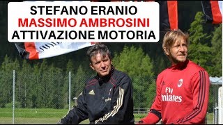 Massimo Ambrosini e Stefano Eranio  riscaldamento prima dellAllenamento [upl. by Ehr337]