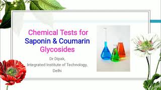 Chemical Tests Saponin and Coumarin Glycosides Animated [upl. by Akinimod]