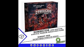 Zombicide 2nd Edition Reboot Box Kickstarter exclusives  Part 4 1st Edition upgrade cards [upl. by Atig]