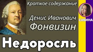 Краткое содержание Недоросль Фонвизин Д И Пересказ комедии за 11 минут [upl. by Enaj]