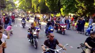 Motorijada MK Prijedor 2008 start defilea [upl. by Allemac]