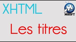 1  HTML  Les titres h1 jusquà h6  Msoft   Darija [upl. by Favian473]